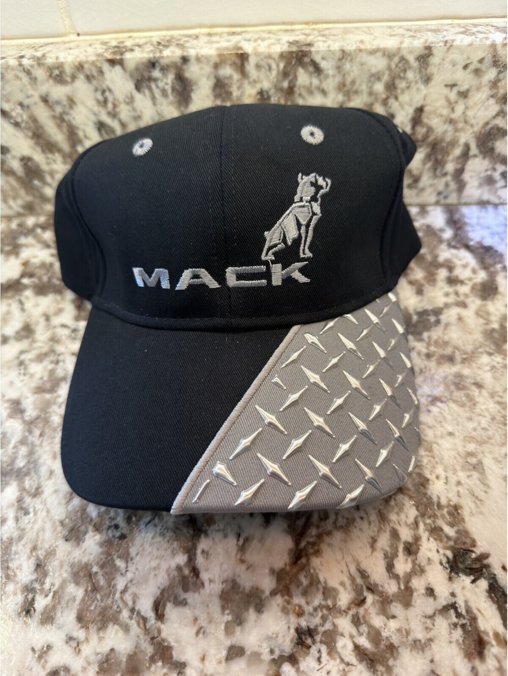 MACK Embroidered MACK Truck Dog Logo Modern Trucker Hat Adult New